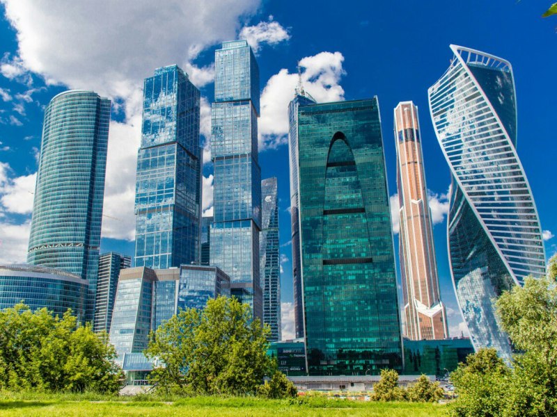 Обзор небоскрёбов Москва-Сити